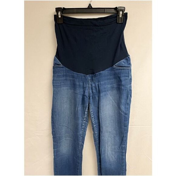 J Brand Maternity Over the Belly Skinny Jeans Blue Denim Size 29 - Picture 3 of 5